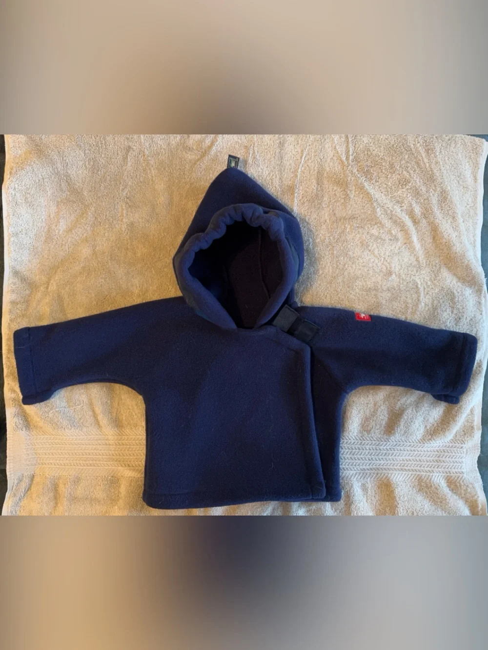 Children's Navy Fleece Hooded Balaclava - Cozy Winter Hat